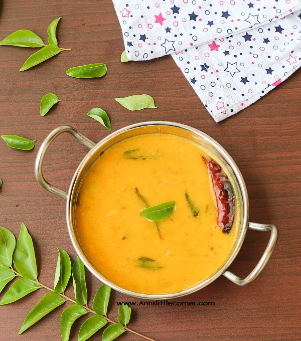 Kerala style Dal, Dal with Coconut