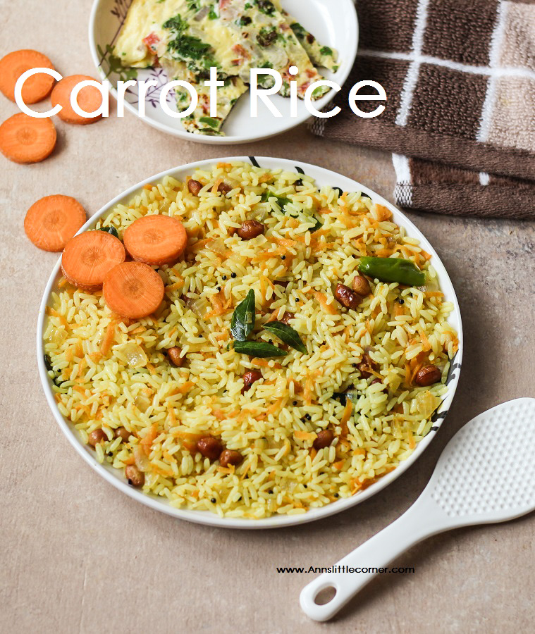 Carrot Rice / Carrot Sadam