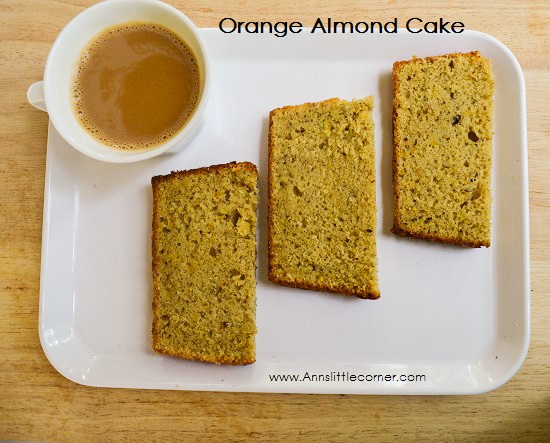 Orange Almond Cake / Tea Cake