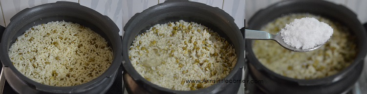 Rice Green Gram Porridge