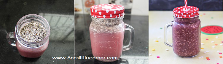 Pomegranate Chia Seed Drink 
