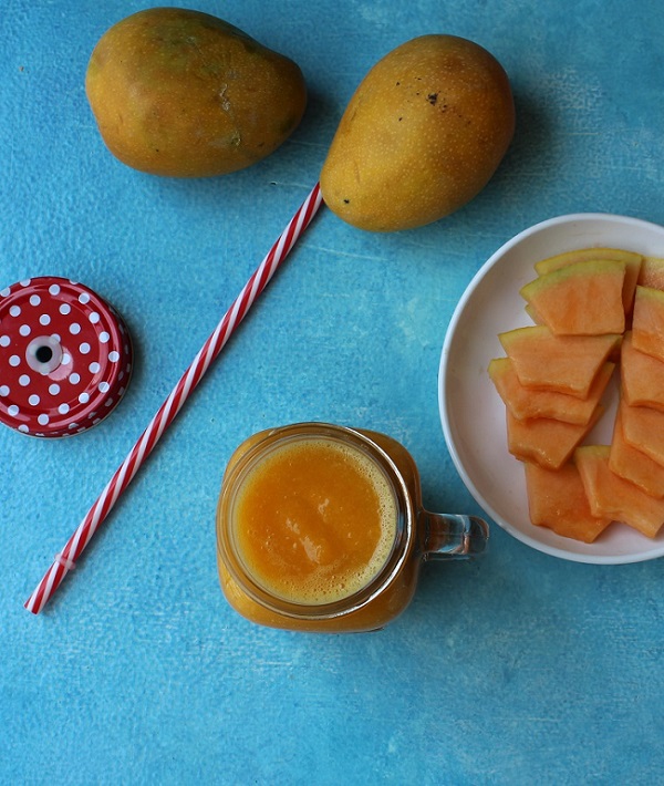 cantaloupe Mango smoothie