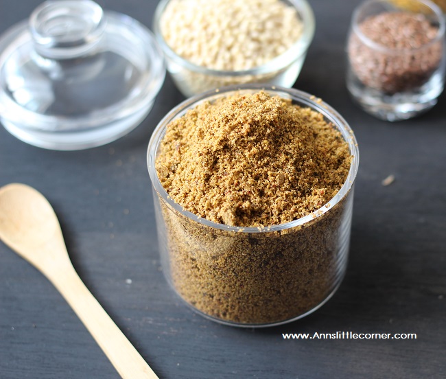 Flax Seed Chutney Powder / Spice Mix