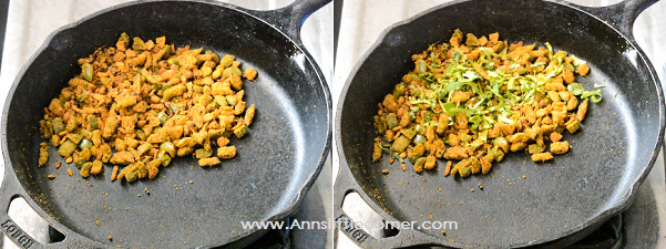 Capsicum Roasted Channa Dal fry