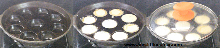 Mini Egg Pancakes / Muttai Paniyaram
