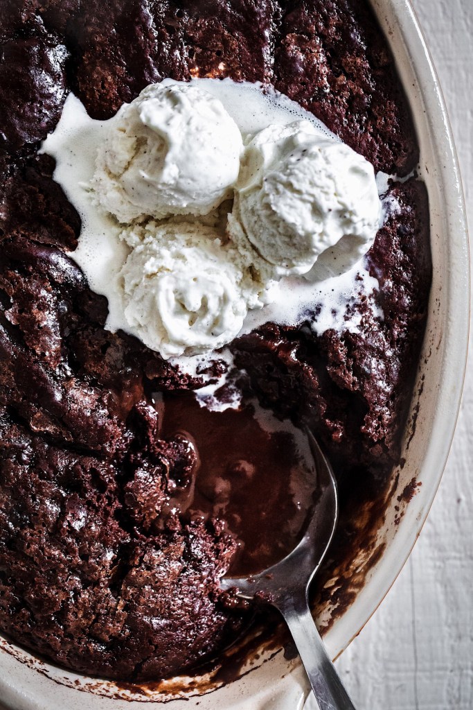 Molten Chocolate Cobbler