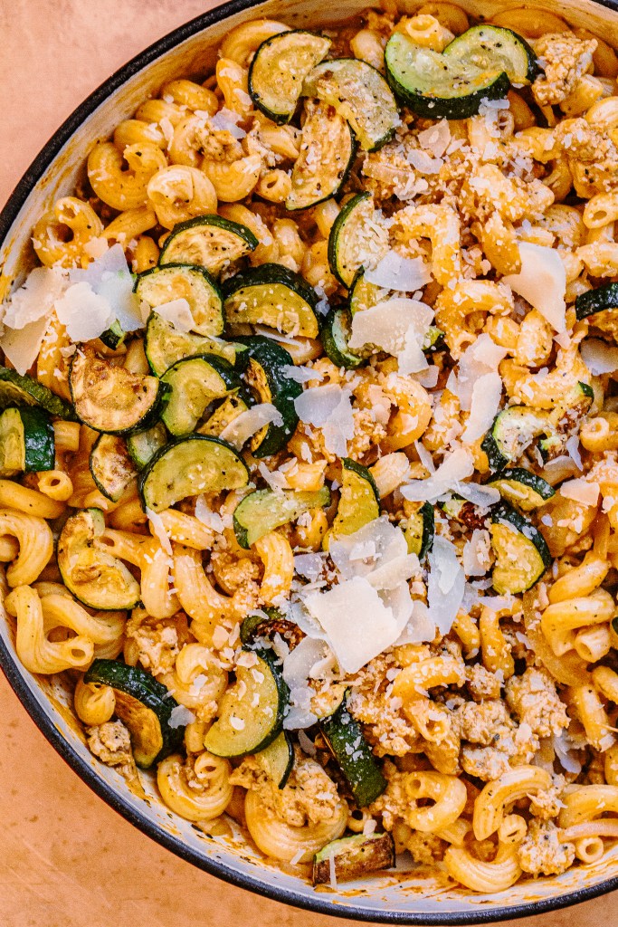 Creamy Italian Sausage Pasta with Zucchini 