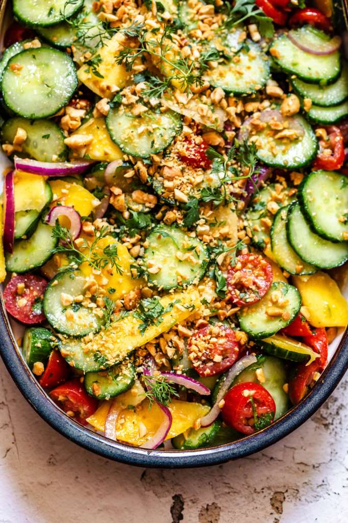 East African Cucumber and Mango Salad
