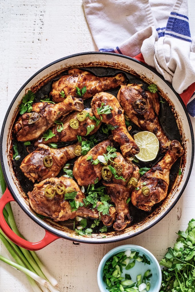 Filipino Chicken Adobo with Coconut Rice