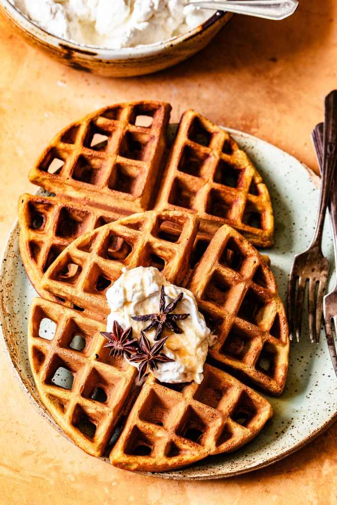 Homemade Pumpkin Waffles Recipe