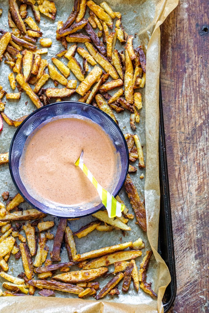 How to make baked french fries