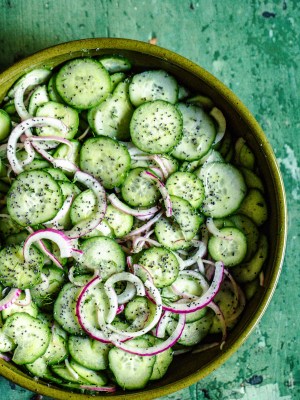 Southern Cucumber Salad