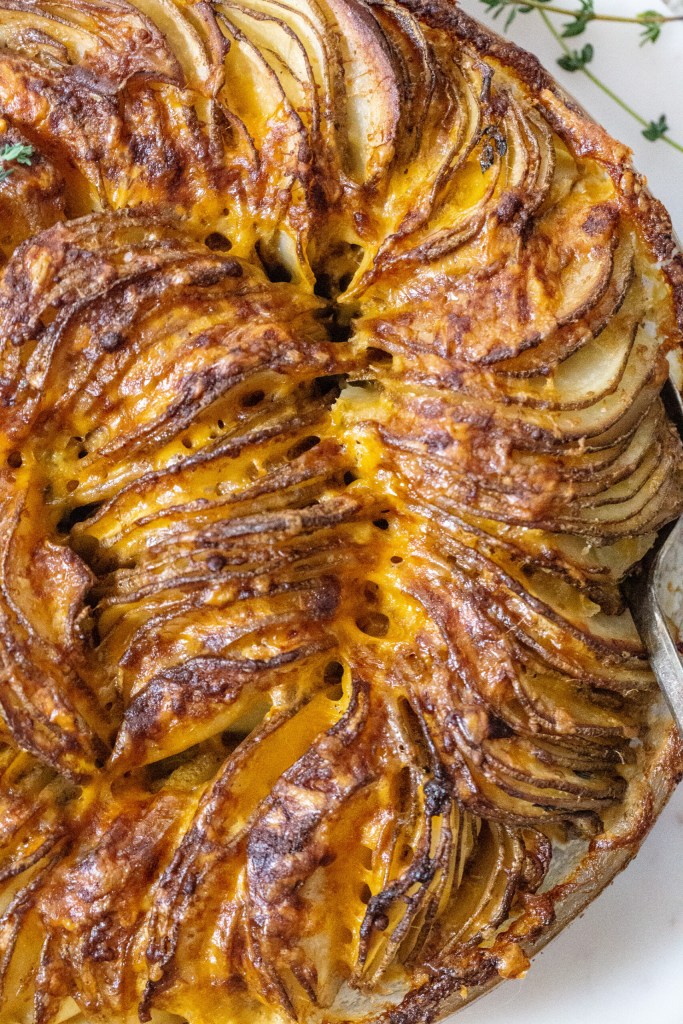 Ultimate Hasselback Potato Gratin