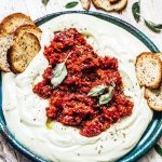 Whipped Mozzarella with Honeyed Sun Dried Tomatoes