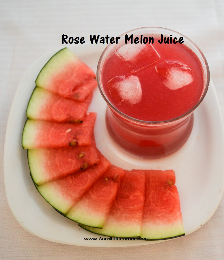 Rose Watermelon juice