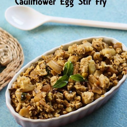 Cauliflower Egg Stirfry