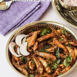 Anchovies Stir Fry / Nethili Meen Varuval