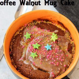 Coffee Walnut Mug Cake