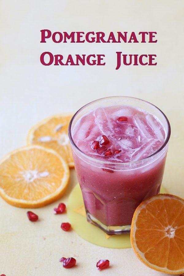 Orange Pomegranate Juice