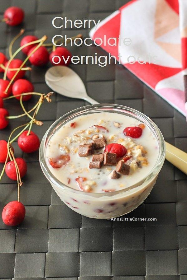 Cherry Chocolate overnight oats