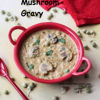 Mushroom Green Peas Gravy