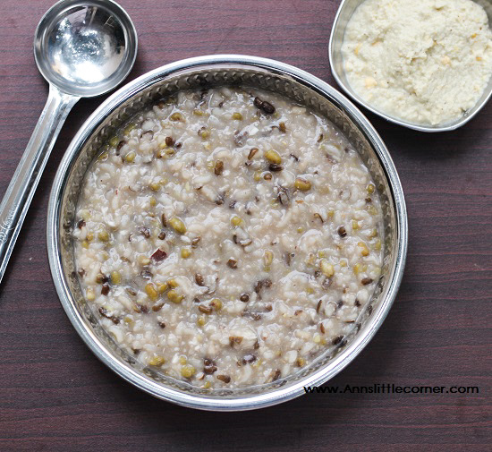 Ulundhu Kanji / Black Gram Porridge - Ann's Little Corner