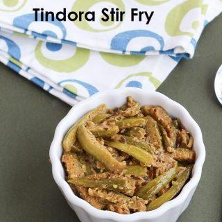 Ivy Gourd stir Fry / Tindora Stir Fry