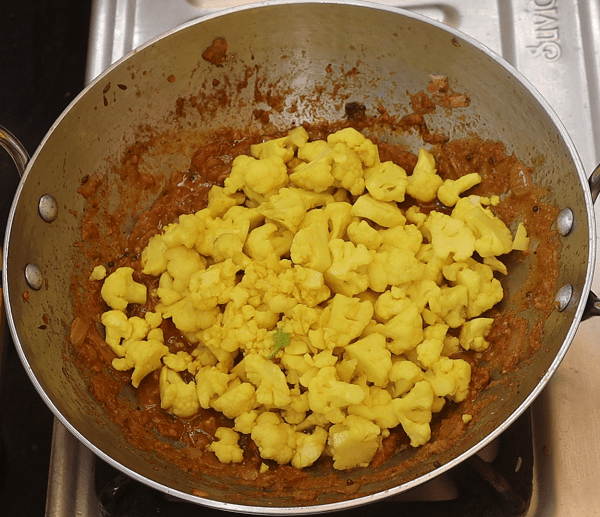 Cauliflower Curry step 21