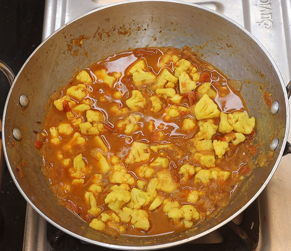 Cauliflower Curry step 22