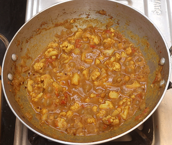Cauliflower Curry step 24